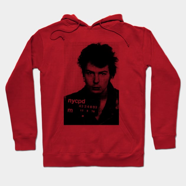 Sid Vicious- Busted Hoodie by ölümprints